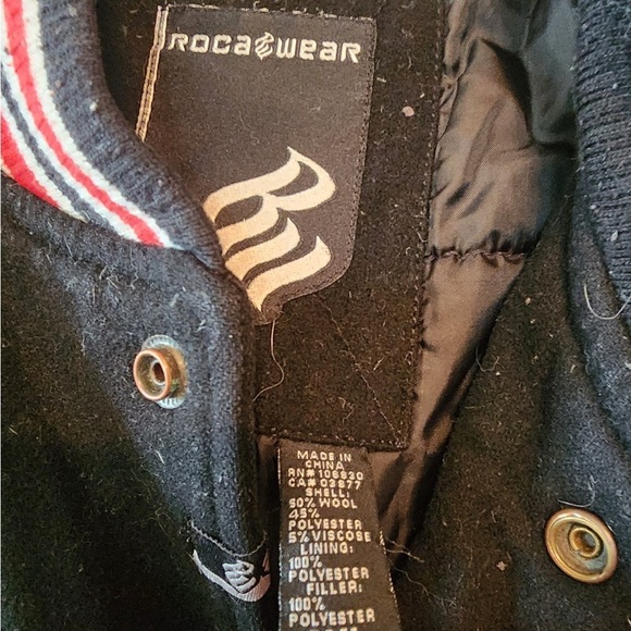 Vintage Y2K Rocawear Wool Blend Varsity Jacket Mens XXL Hip Hop Streetwear - Picture 3 of 4